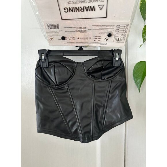 Faux leather corset adult size small/medium new - Picture 4 of 8